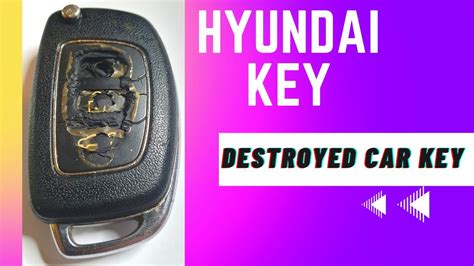 Hyundai I20 Ix35 Key Fob Tutorial How To Replace Old Car Key Shell