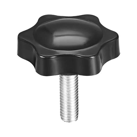 M X Clamping Handle Screw Knobs Star Knob Male Thread Metal