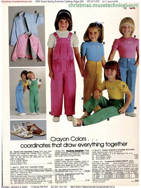 1983 Sears Spring Summer Catalog Page 293 Catalogs And Wishbooks