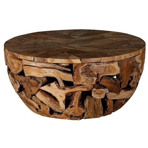 Table Basse Racine De Teck Wisconsin Casita