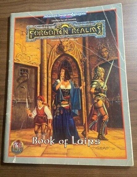 Dungeons Dragons Ad D Forgotten Realms Book Of Lairs Tsr