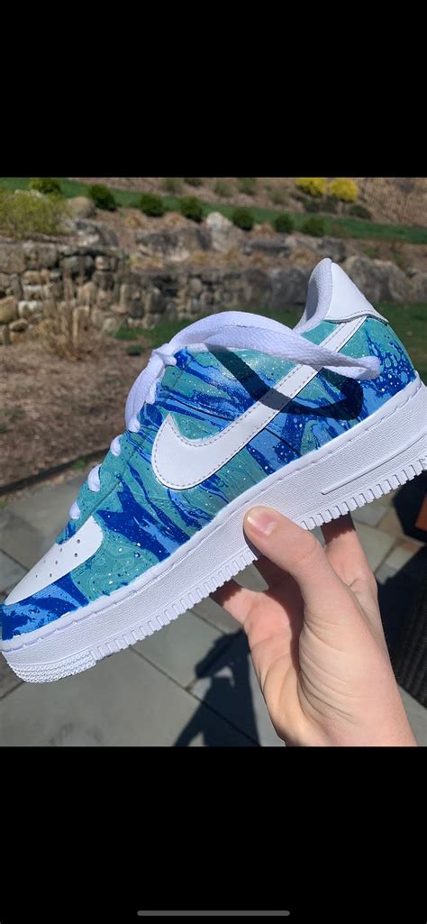 Custom Hydro Dipped Air Force 1 Etsy