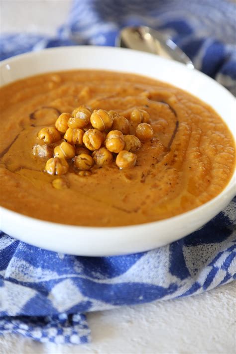 Vegan Pumpkin Chickpea Soup Popsugar Food