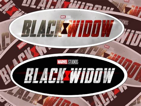 Black Widow Movie Logo Sticker | Etsy