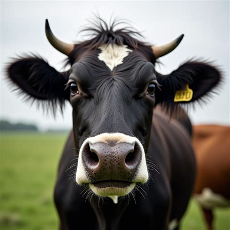 Friesian Cow Portrait Stable Diffusion Online