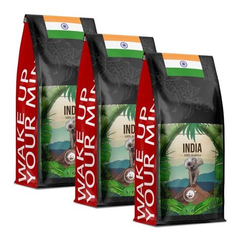 BLUE ORCA COFFEE India Moonsoned Malabar Arabica 3 X 1 Kg Kawa