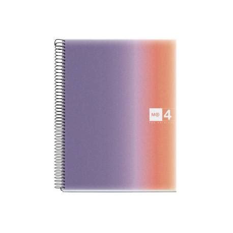 CUADERNO ESPIRAL MARCA MIQUELRIUS DIN A4 120 HOJAS 70 GR CUADRO 5 MM