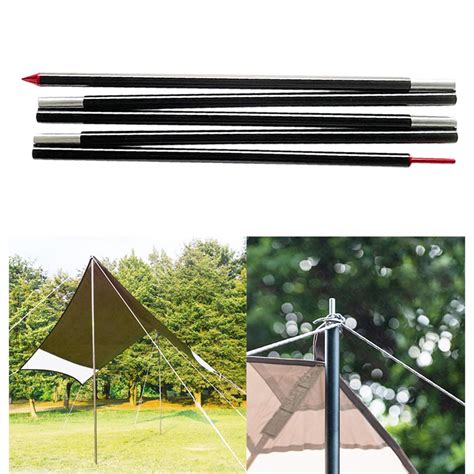 Shade Sail Poles Lightweight Aluminium Alloy Portable 210cm Tent Poles