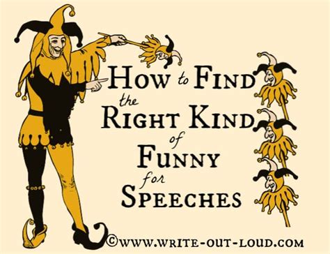 Great funny speeches: how to get the laughter you want