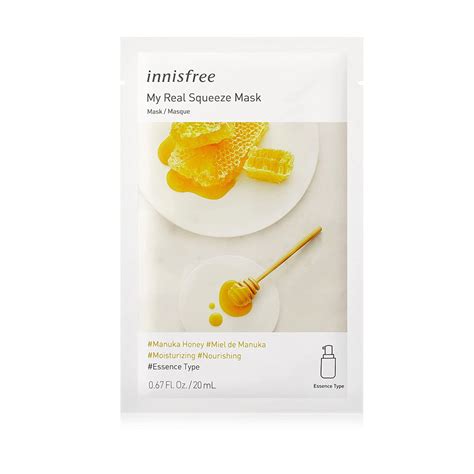 Innisfree My Real Squeeze Mask EX Manuka Honey 20ml Eshaistic