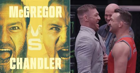 Oficjalny Plakat Promuj Cy Gal Ufc Mcgregor Kontra Chandler