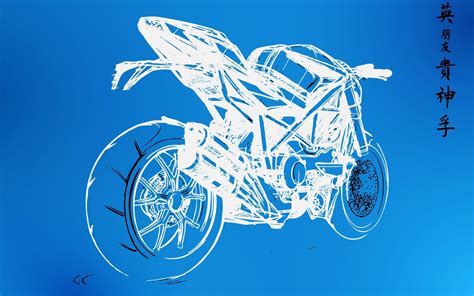 Motorcycle Sketches Wallpapers Wallpaper Cave