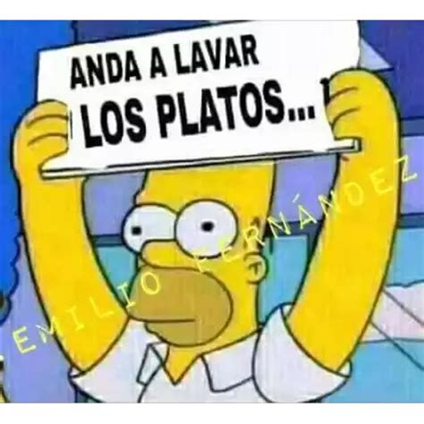 Anda A Lavar Los Platos Sticker De WhatsApp DescargarStickers