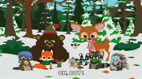 Woodland Critter Christmas GIFs - Find & Share on GIPHY