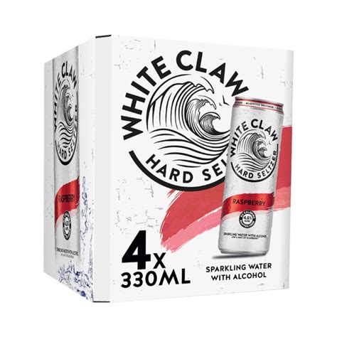 White Claw Raspberry 4 Pack 330ml