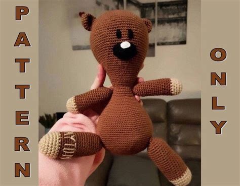 Pattern Only Mr Bean Crochet Teddy Amigurumi Etsy