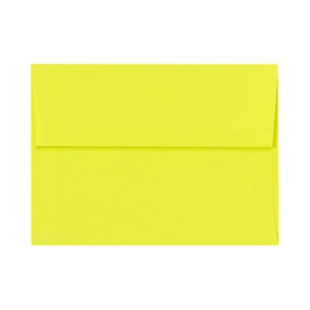 LUX Invitation Envelopes A6 Peel Press Closure Citrus Pack Of 250