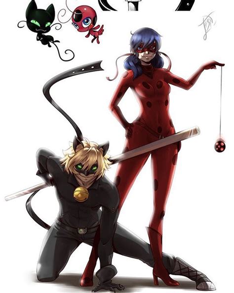 Credit To Artist Ladybug Miraculous Ladybug Mr Cat