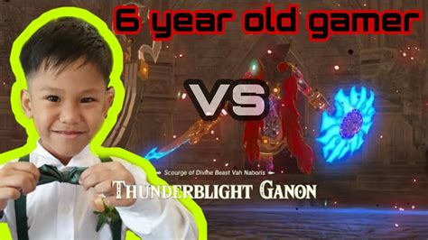 Legend Of Zelda Botw Thunderblight Ganon Vs Year Old Gamer Youtube