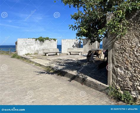 Beach Strolling At Mama Ngina Waterfront Near The Likoni Ferry In