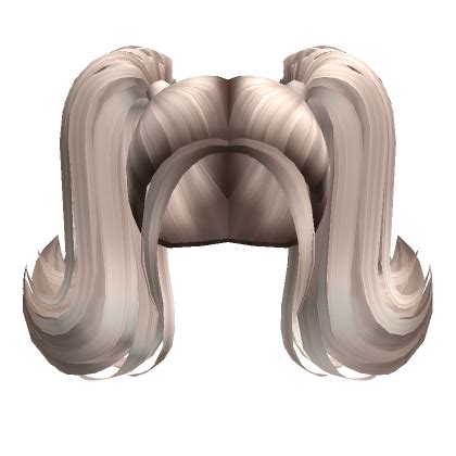 Spiked Fluffy Pigtails In Platinum Blonde S Code Price RblxTrade