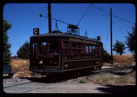 Trolley Slide Sacramento Northern 62 Streetcar 1978 Rio Vista