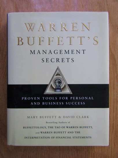 Mary Buffett David Clark Warren Buffett S Management Secrets Proven