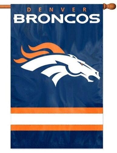 Denver Broncos Applique House Flag - I AmEricas Flags