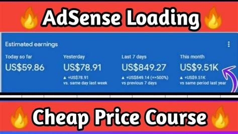 Cheap Price Course Adsense Loading Kaise Kare Adsense Loading Trick