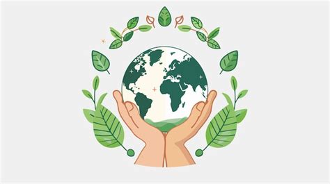 Ecofriendly Ecology Protection Icon Vector Illustration On White