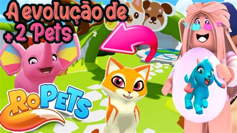 EVOLUI MAIS DOIS PETS NO ROPETS FINALMENTE CONSEGUI O PET QUE EU