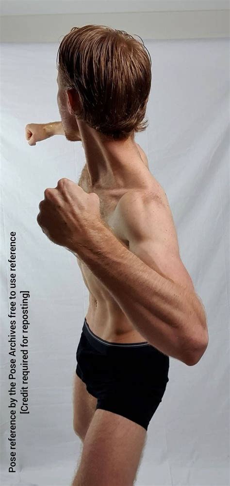 Male Punch Wind Up Pose By Theposearchives On Deviantart Male Pose Reference Human Poses