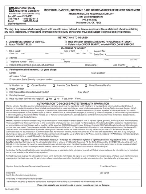 fillable  fidelity cancer claim form fax email print pdffiller