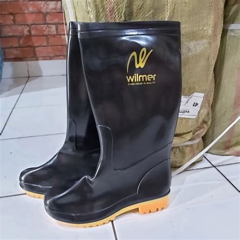 Jual WILMER Sepatu Boot Pia Dewasa Sepatu Boot Tinggi Sepatu Proyek