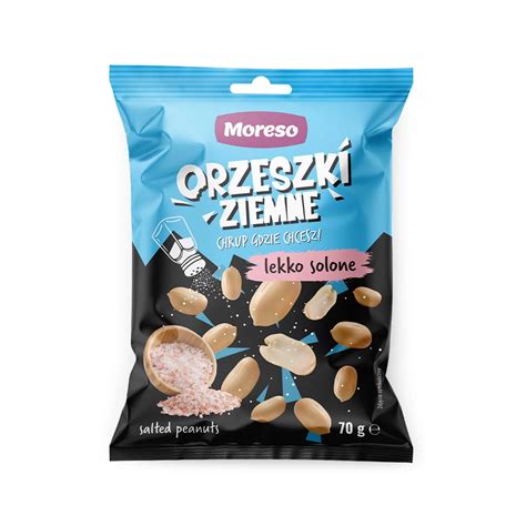 Orzeszki Ziemne Smażone Lekko Solone 70g Moreso