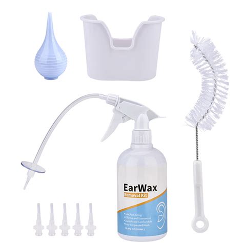 Ear Wax Removal Tool Kit Ear Wax Remover Washer Bottle System For Ear