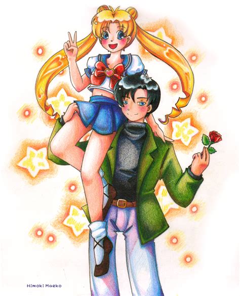 Usagi and Mamoru by Himoki on DeviantArt