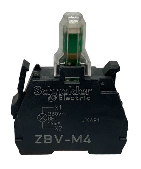 Schneider Electric TELEMECANIQUE Zbv M4 Light Block Module Red 230v For