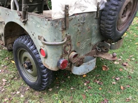 Ford Script Gpw Military Army Jeep Willys Mb For Sale