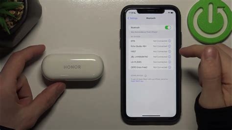 Как подключить наушники HONOR Magic Earbuds к айфону / Подключение ...