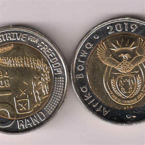 South Africa Rand Bimetal Unc Coin Kb Coins Currencies