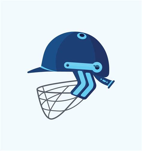 modern creative cricket helmet illustrations design  clip art