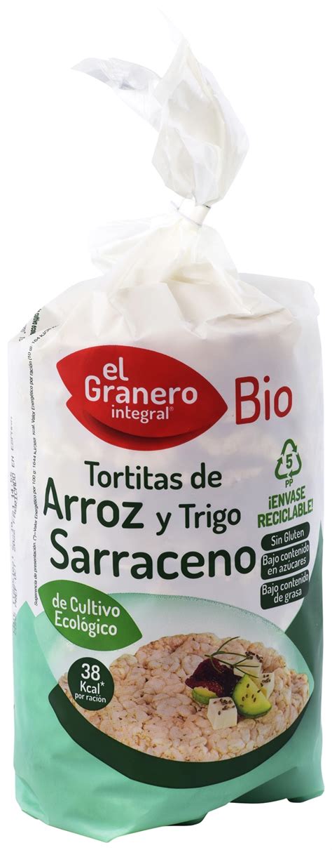 Tortita De Cereales EL GRANERO INTEGRAL BIO TORTITA DE ARROZ Y TRIGO