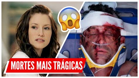 AS MORTES MAIS TRÁGICAS DE GREY S ANATOMY GREY S DEPRESSAO YouTube