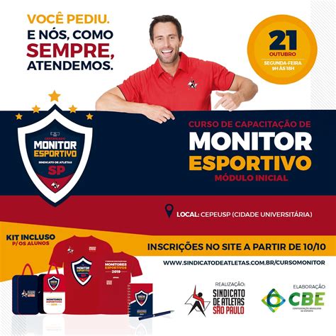 Sindicato De Atletas Oferece Curso De Monitor Esportivo Gazeta Esportiva