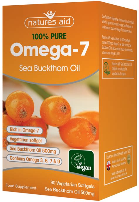 Sea Buckthorn Oil Omega 7 90s 137130 Omega 3 Sea Buckthorn Oil