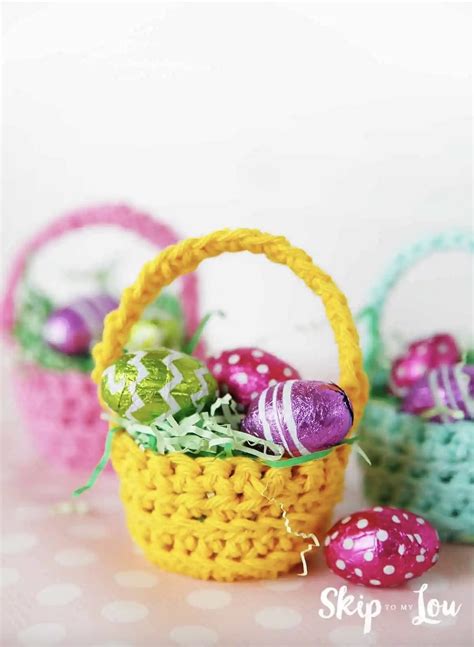 Crochet Easter Basket Patterns Our Daily Craft