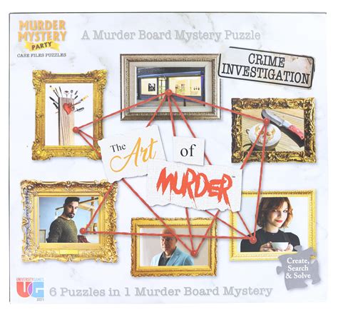 University Games Murder Mystery Party Case File Murder Board Puzzle