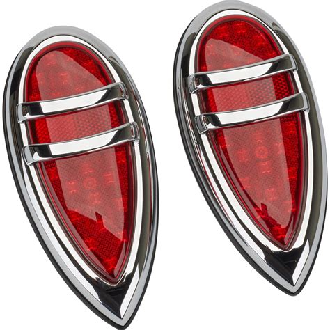 Led Hot Rod Tail Lights LED Tail Light W Bezel Hot Rod Flush Style For Brilliant