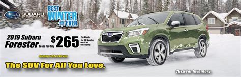 New Subaru Monthly Specials | Subaru of New England